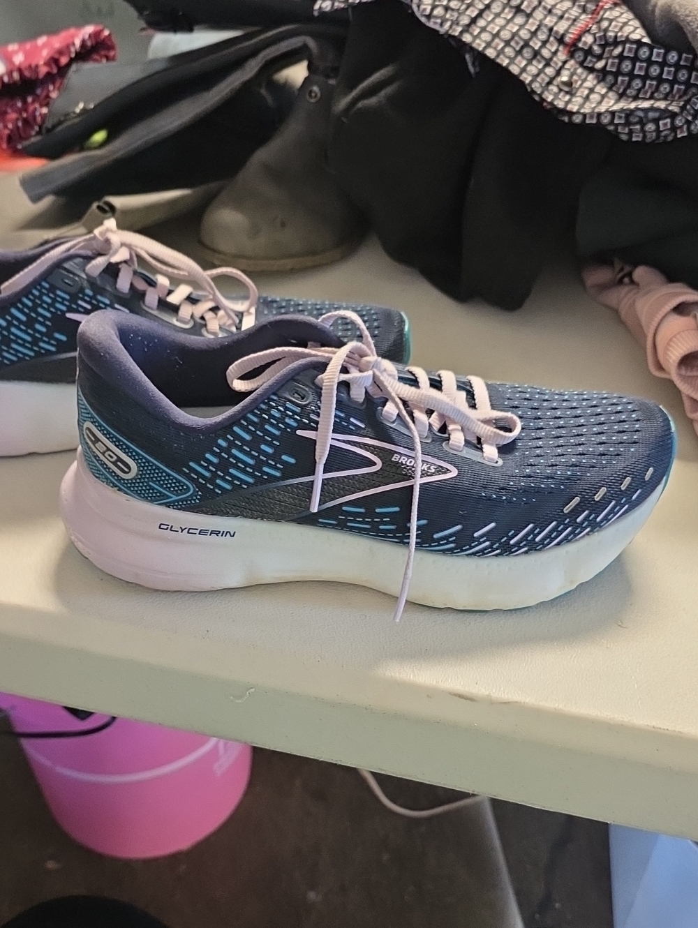 Brooks Glycerin 20 Running Shoes, Blue Women's Size 8.5